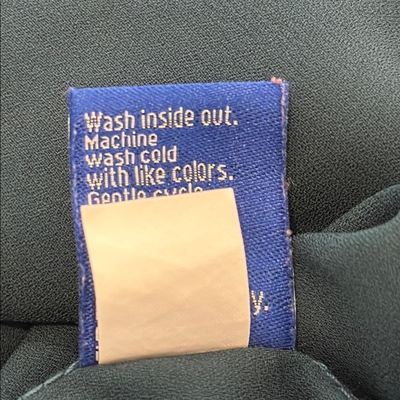 Apt 9 Small Green Blue Teal Sleeveless Print Sheer Under Layer Top - Picture 10 of 10